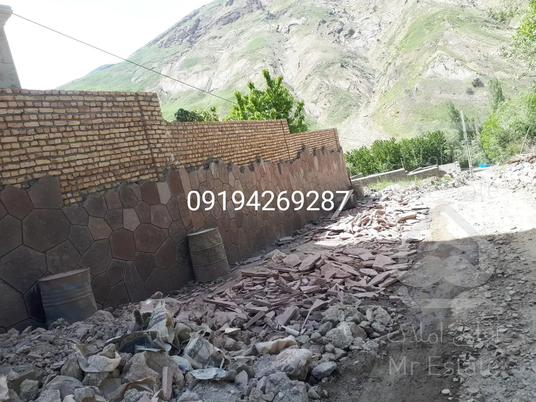 اجرای سنگ لاشه