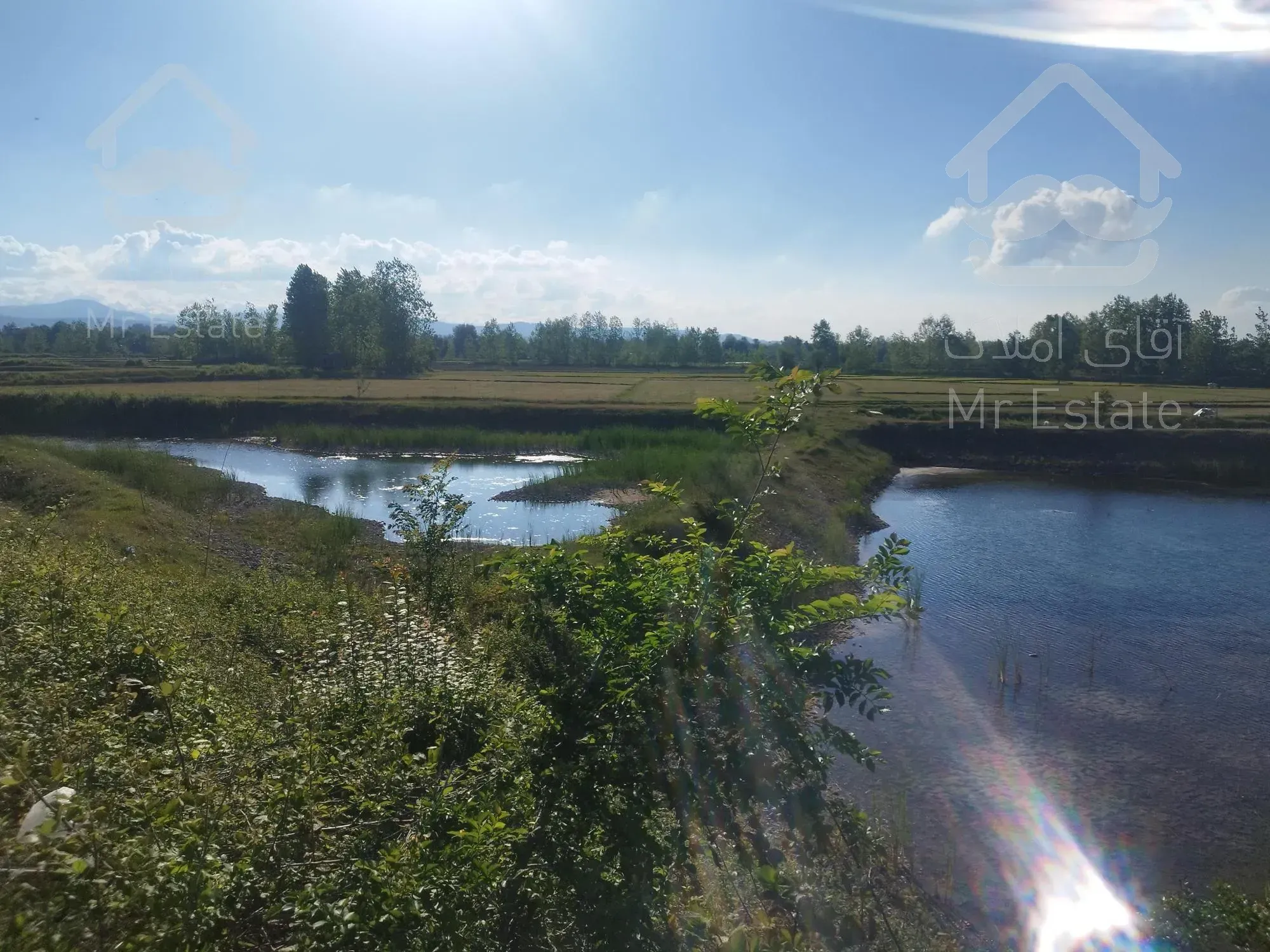 زمین مسکونی با ویوی عبدی با استخر گرمابی