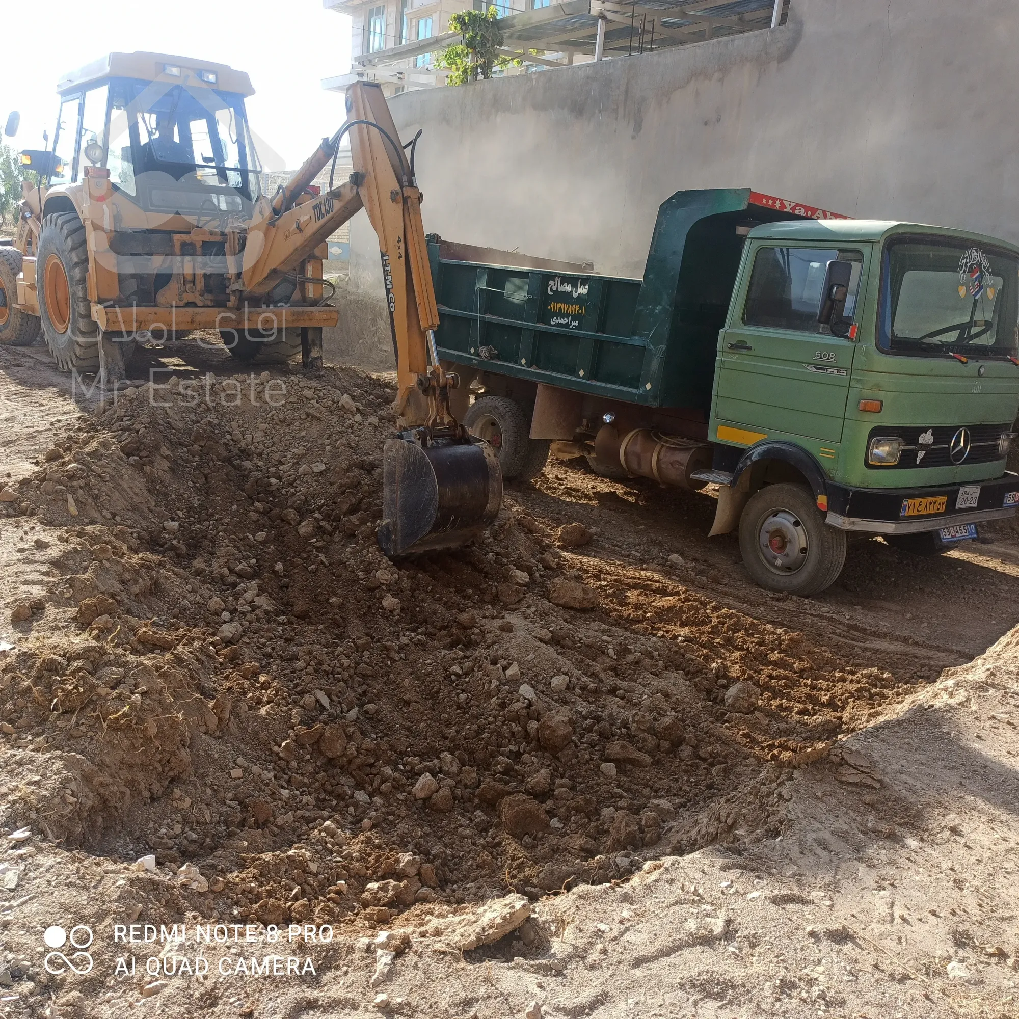 حمل مصالح ساختمانی با خاور کمپرسی