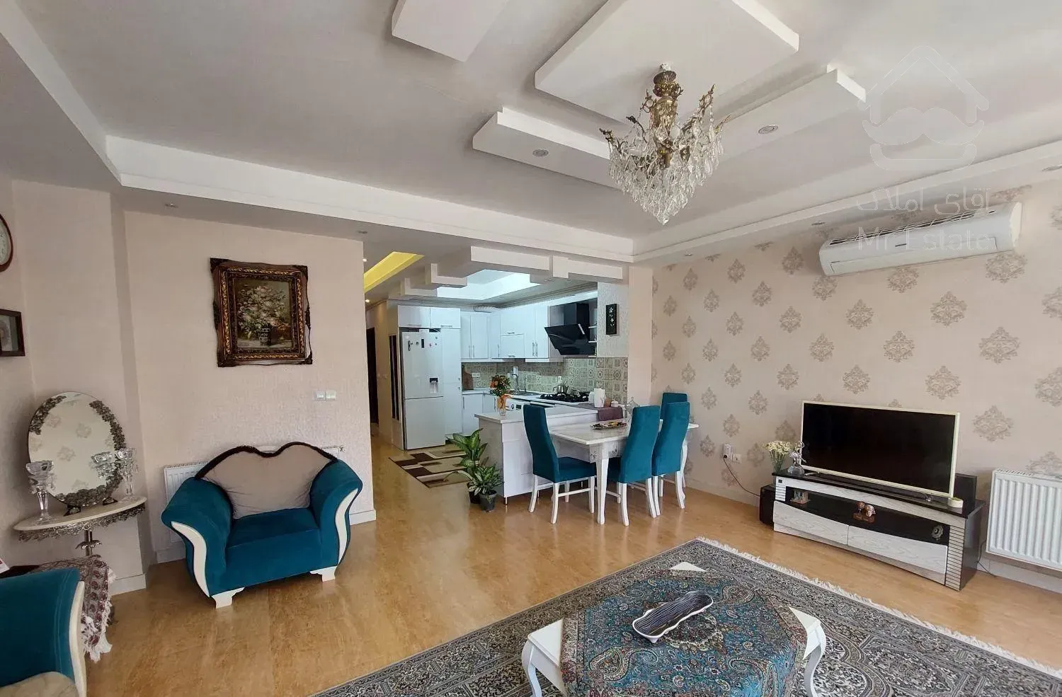 رشتیان / ۹۶ متر ۲ خواب ۴ ساله فول / خداداد