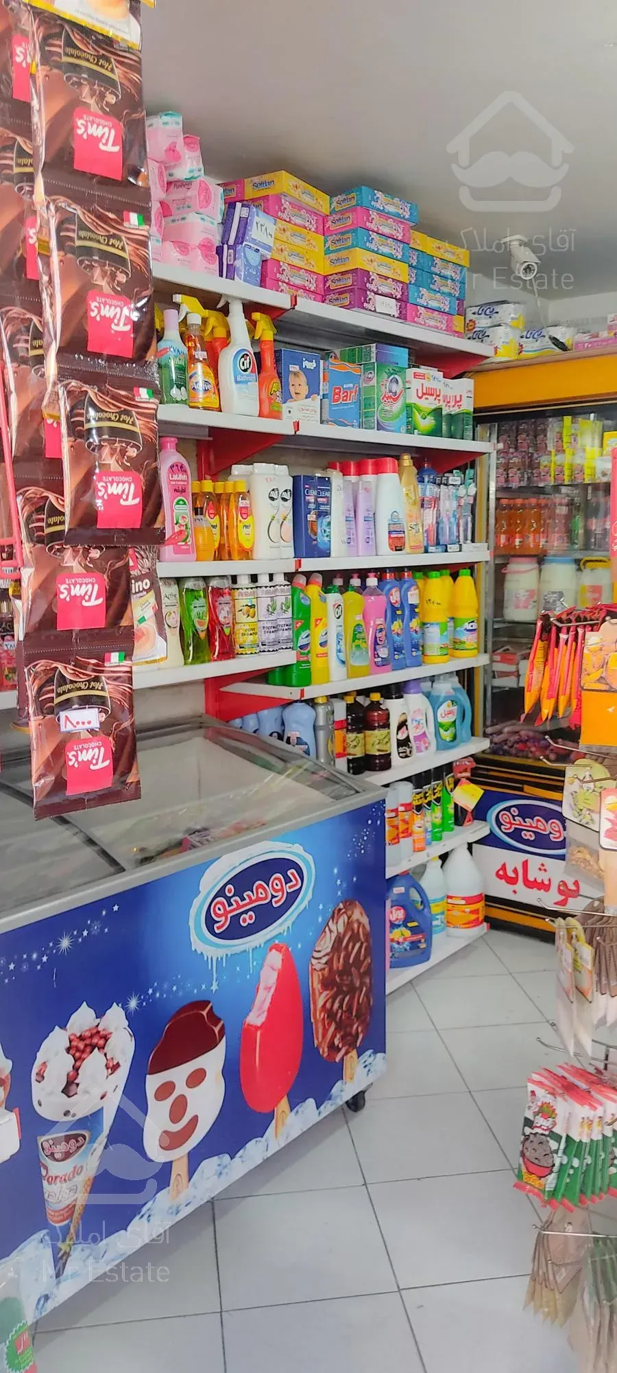 ۲۵متر مغازه سوپرمارکت فعال/باسابقه و لوازم کامل