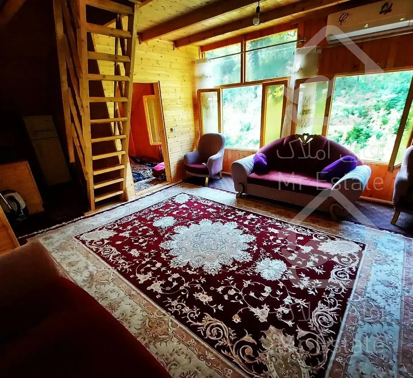 ویلا سوئیسی دوخواب دردل جنگل حومه سدلفور