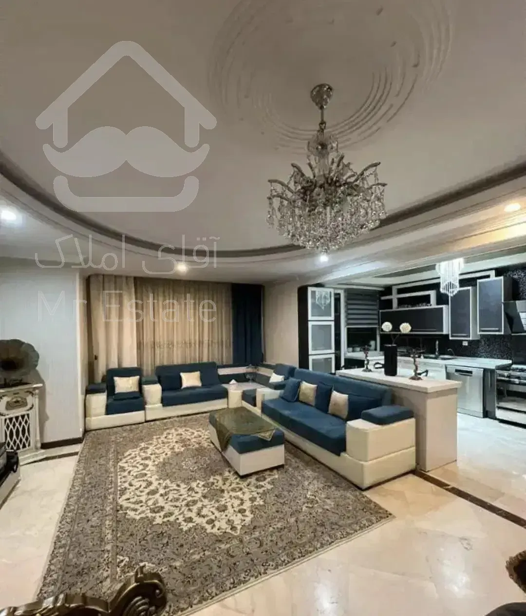 ۱۳۵ متر ۳ خواب/ شیک و بازسازی شده/ پرده خور