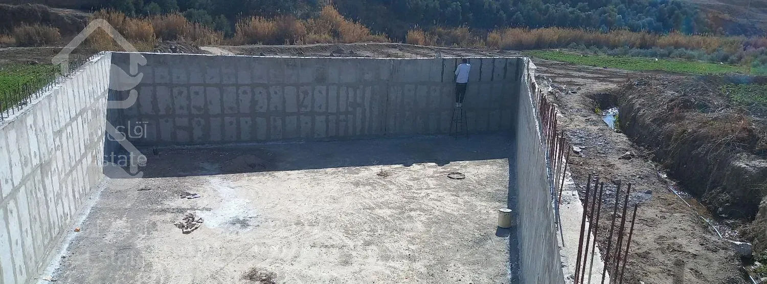 احداث استخرخاکی بتنی عایق کاری فوش ورق ژئوممبران