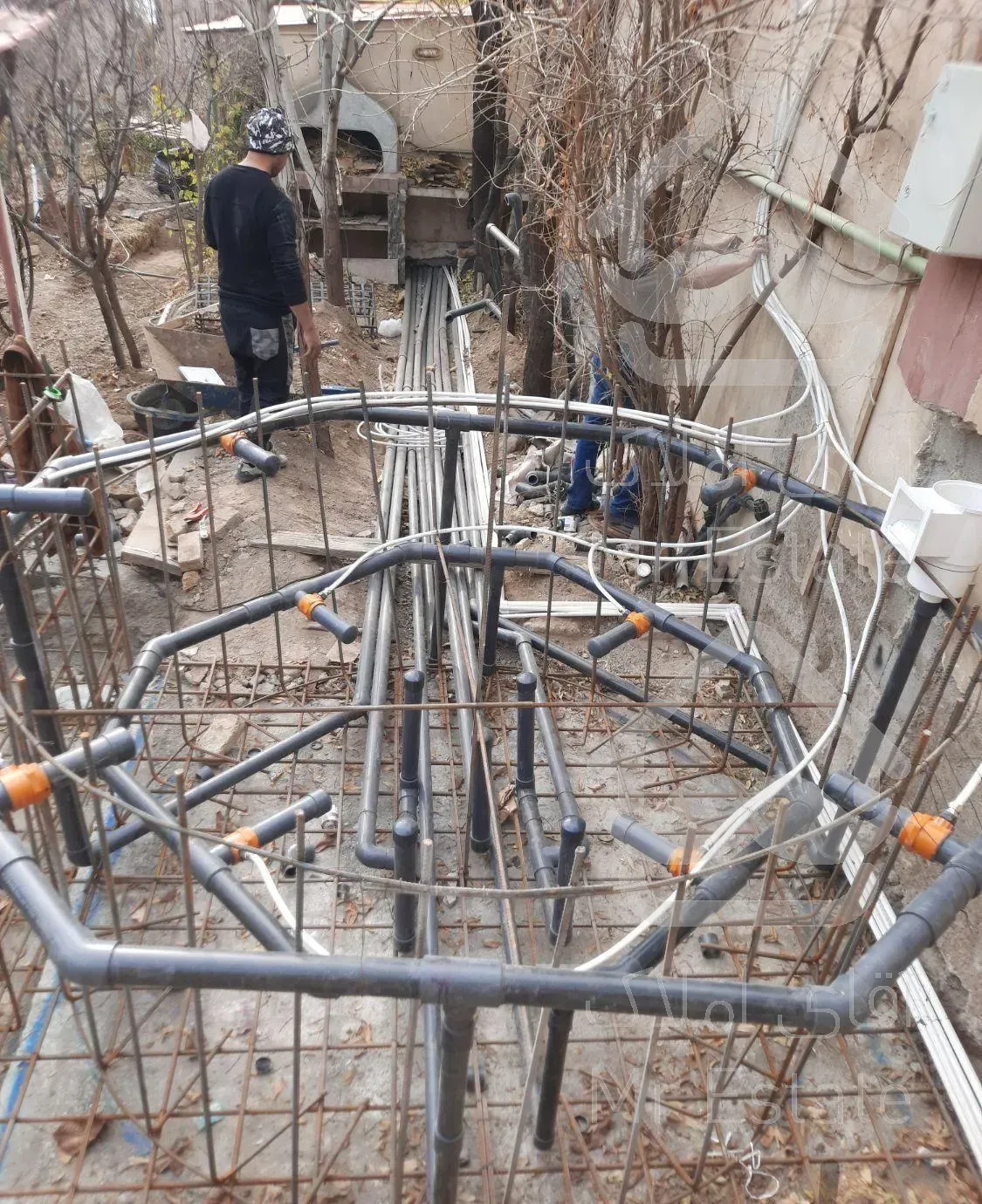 لوله کشی استخر جکوزی نصب تجهیزات