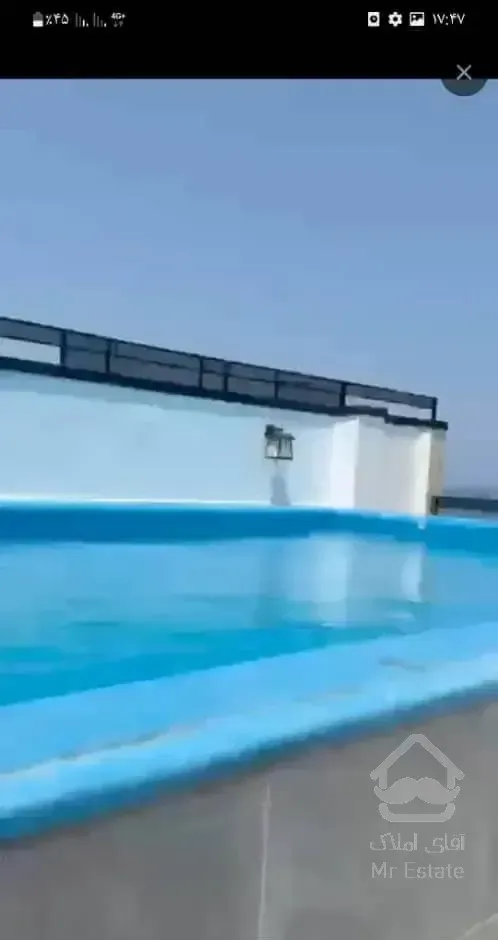 ۱۴۵متر ۳خواب برج ساحلی نور مجهز به استخر رو باز و.