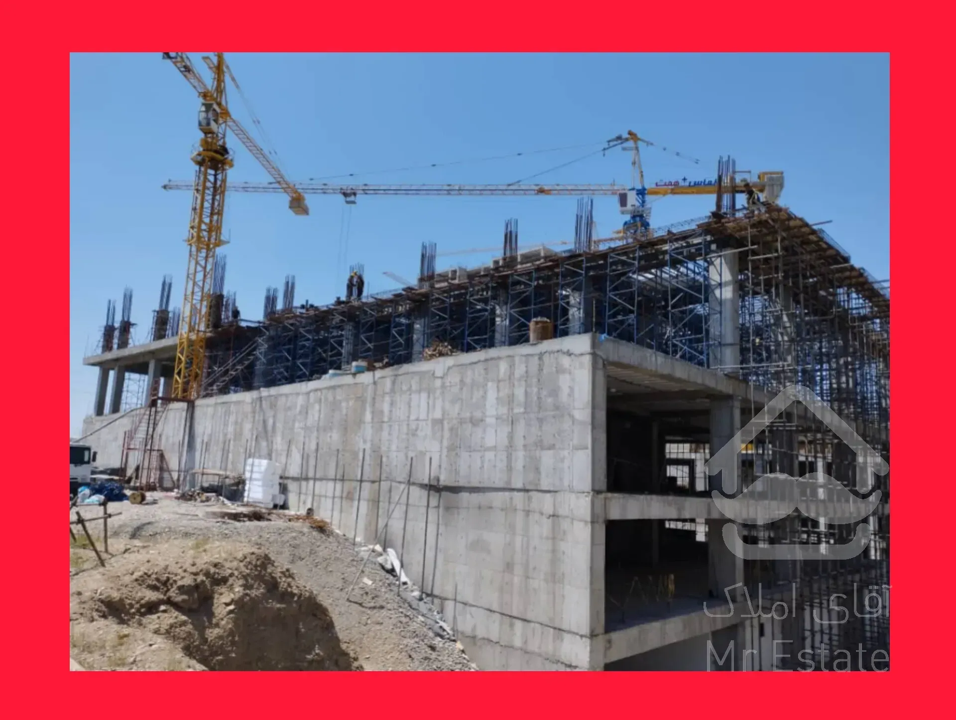 98 مترپروژه در حال ساخت/اعطای سند رسمی /اقساط بلند مدت