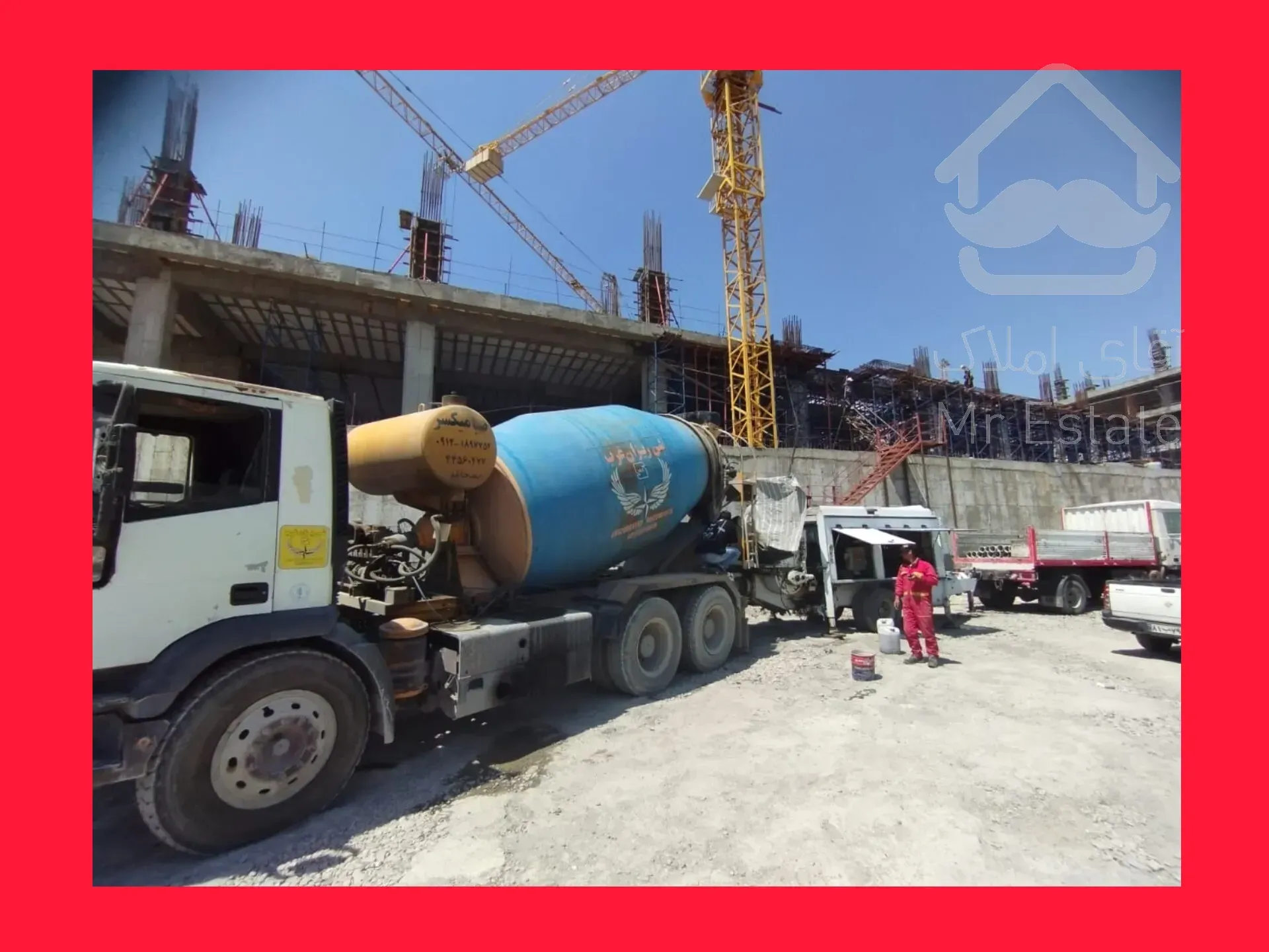 98 مترپروژه در حال ساخت/اعطای سند رسمی /اقساط بلند مدت
