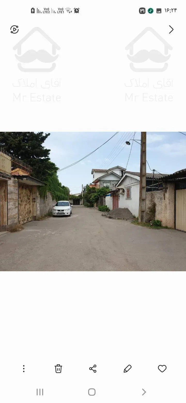 فروش زمین مسکونی باسندتگ برگ باموقعیت عالی ۳۲۲متر