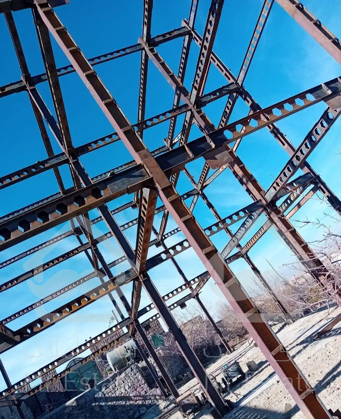 ساخت ونصب اسکلت فلزی