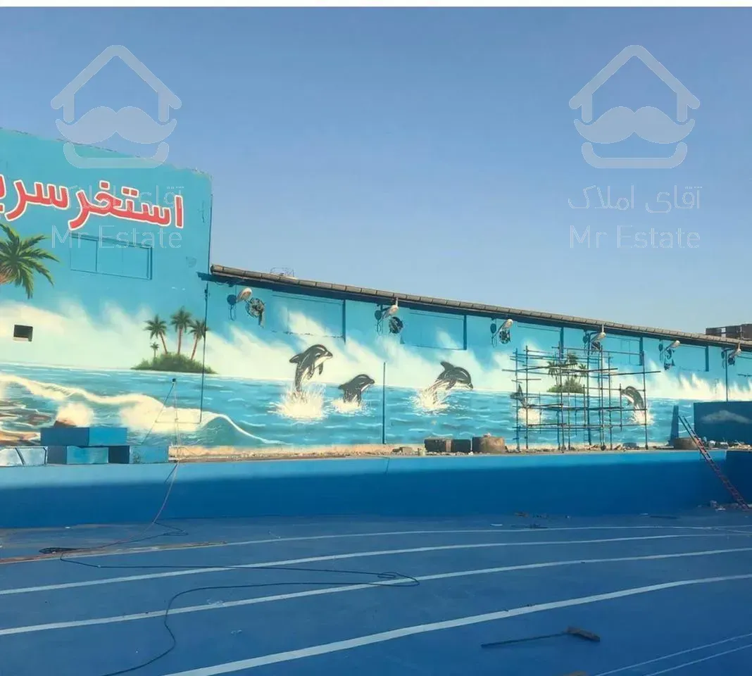 دیوار نویسی دیوارنویسی نقاشی استخر و طرح سنگ