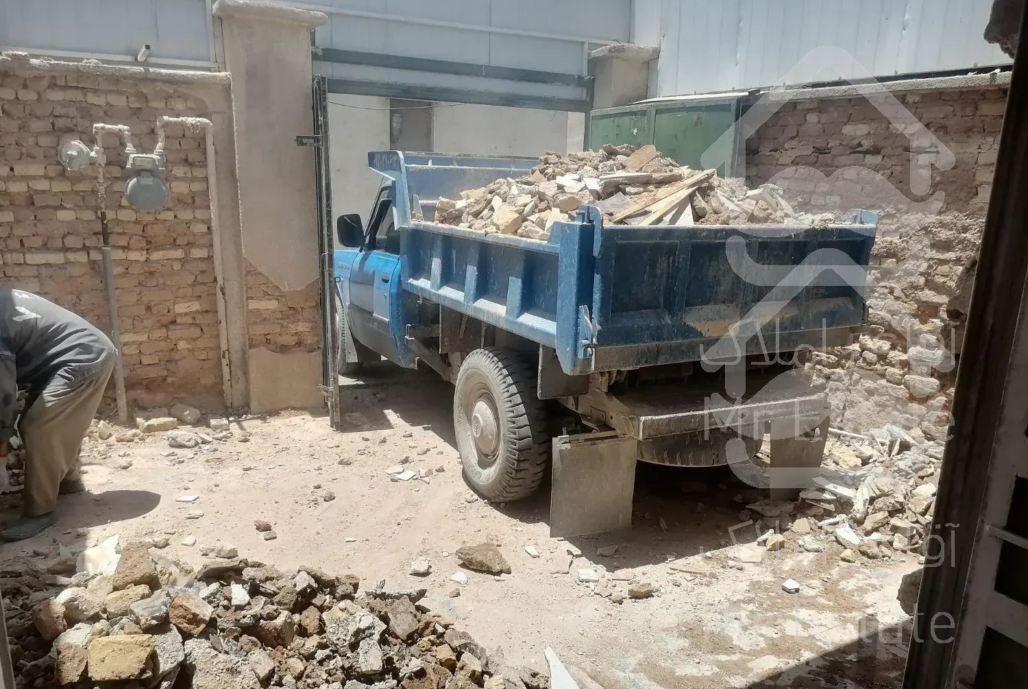 حمل نخاله. مصالح ساختمانی