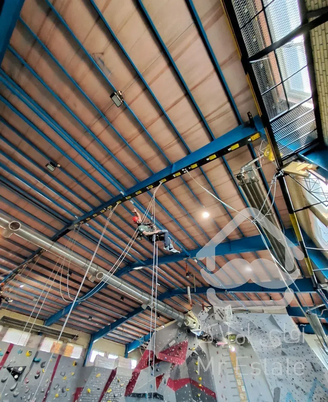 راپل کاردرارتفاع بدون داربست بندباز شست وشو پیچ