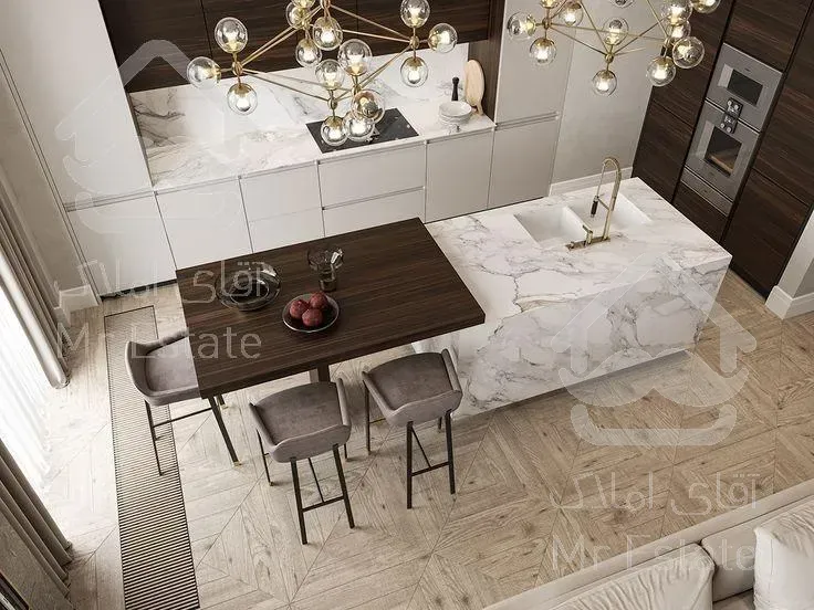 پروژه جوازدار افق در مرحله فونداسیون واحد۱۱۰متری خوش‌نقشه با ویو پارک جوانمردان