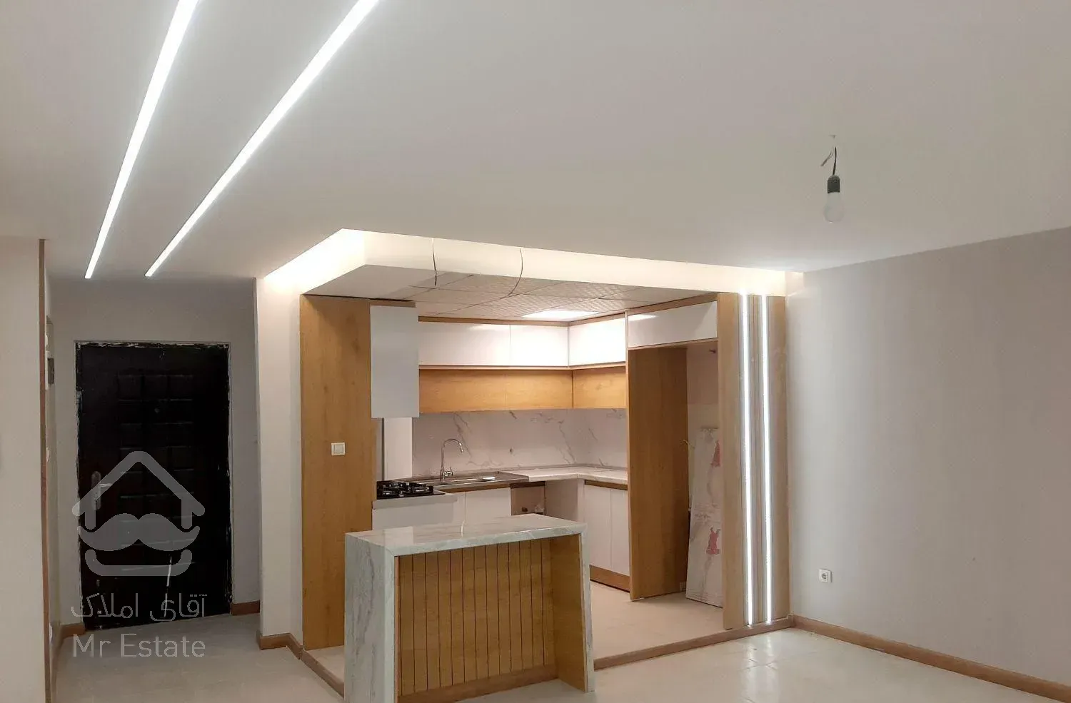 اپارتمان دو خوابه کاملا جنوبی و بدون پرتی