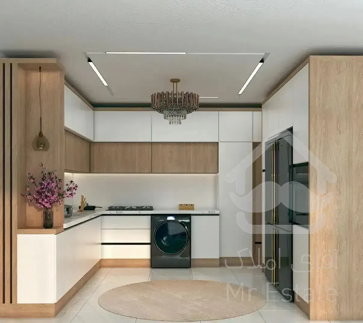 ۶۰ متر یک خوابه فول بازسازی شده ویو رو به پارک