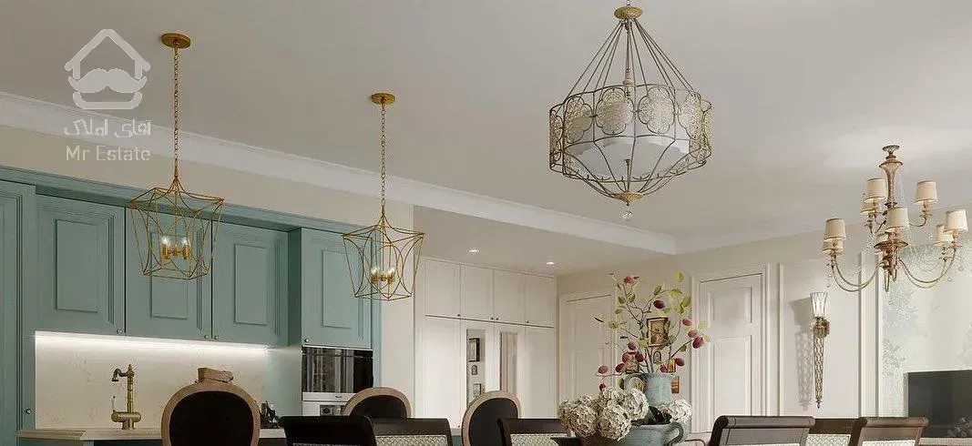 ۱۸۵متر صفر ۶۰متر روف گاردن اختصاصی غرق نور