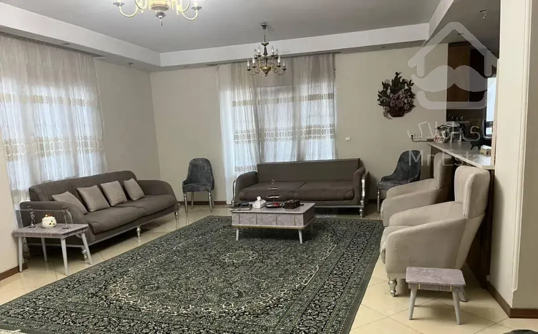 اجاره آپارتمان ۱۳۸ متری ۲ خوابه در شهرک شهید باقری