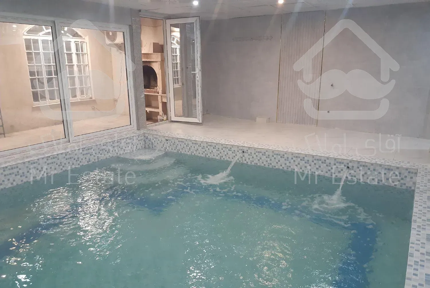 اجاره باغ ویلا با استخر آبگرم سرپوشیده و مجهز