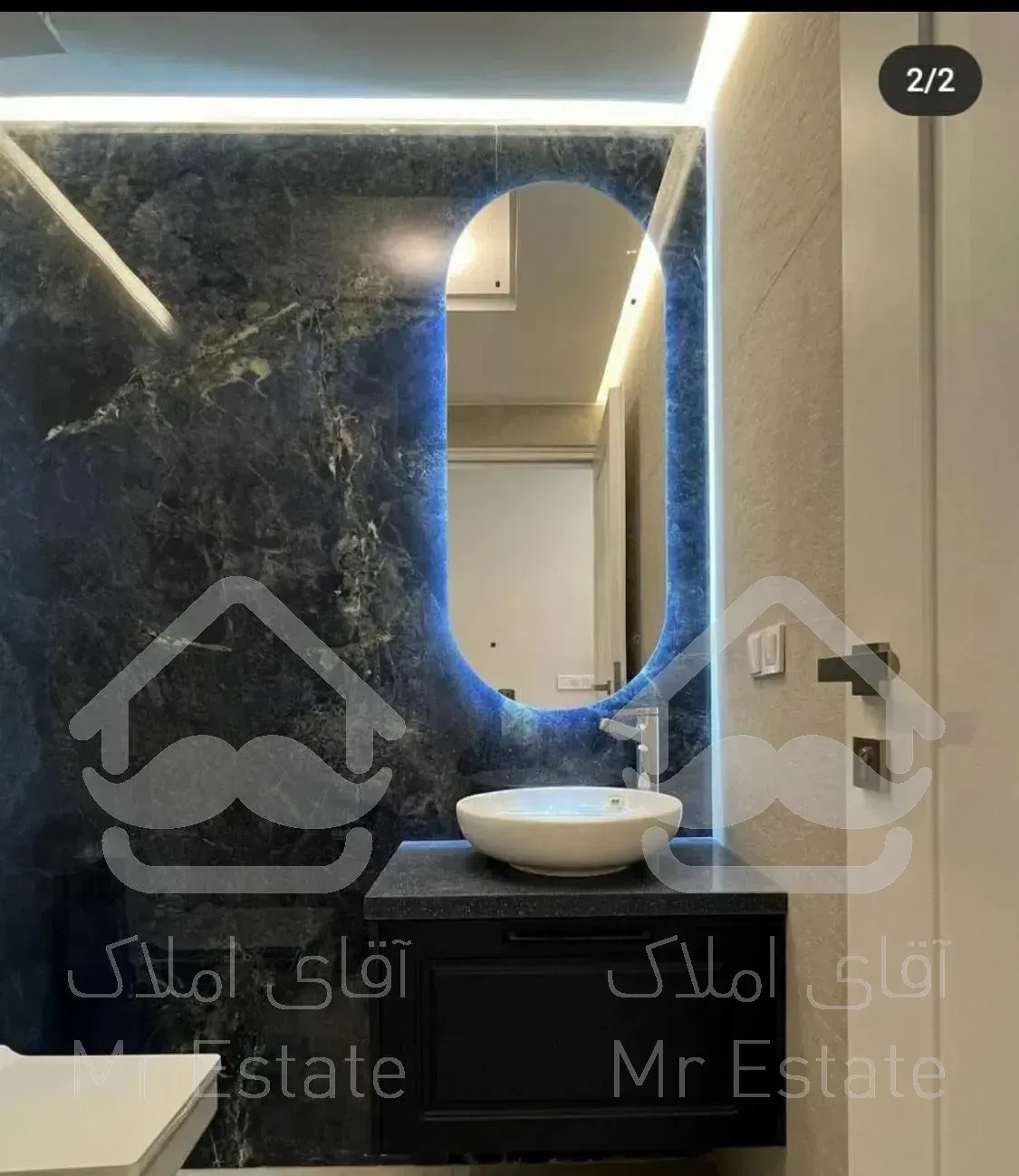 آپارتمان نوساز غرق در نور نقشه