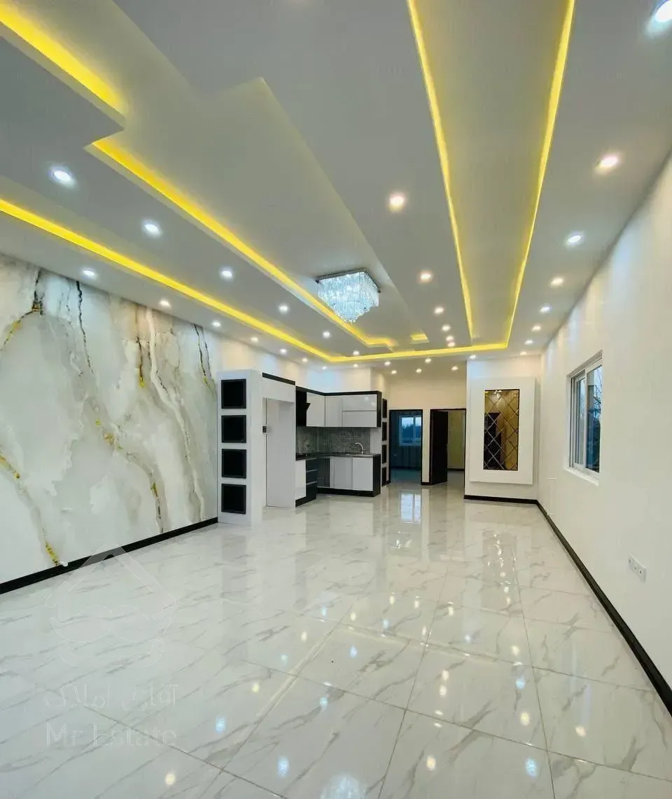 ویلا باغچه مدرن شهرکی سند تک‌برگ