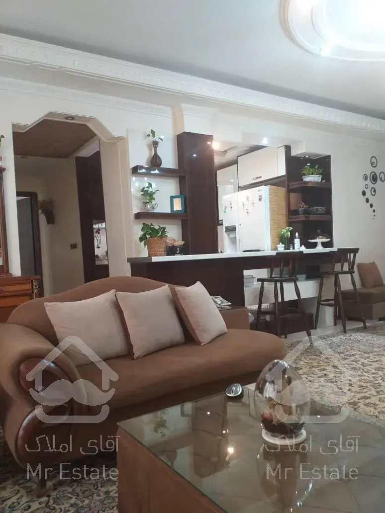 105متر/دوخواب/سالن پرده خور/آلاله شرقی سرو