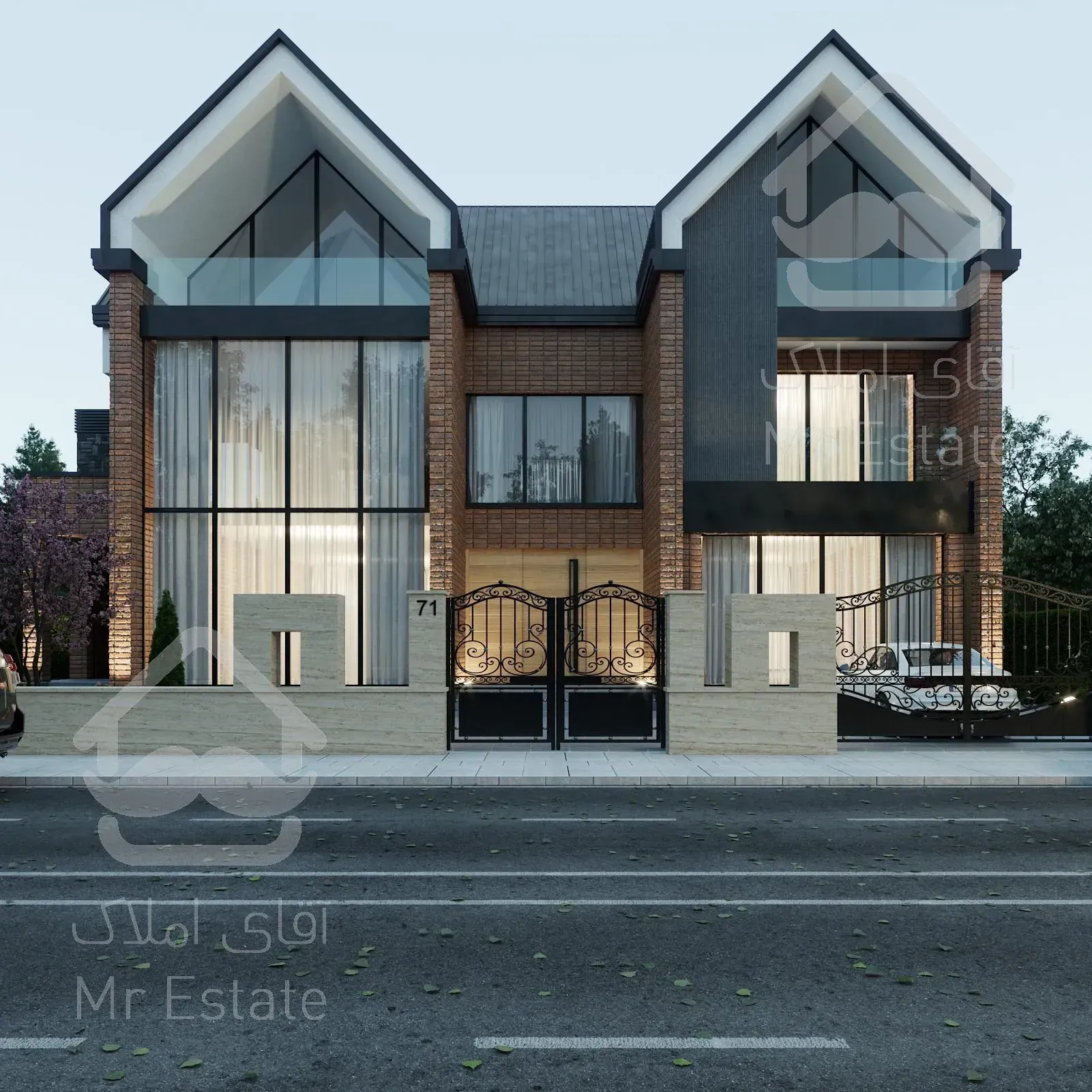 طراحی ویلای مدرن