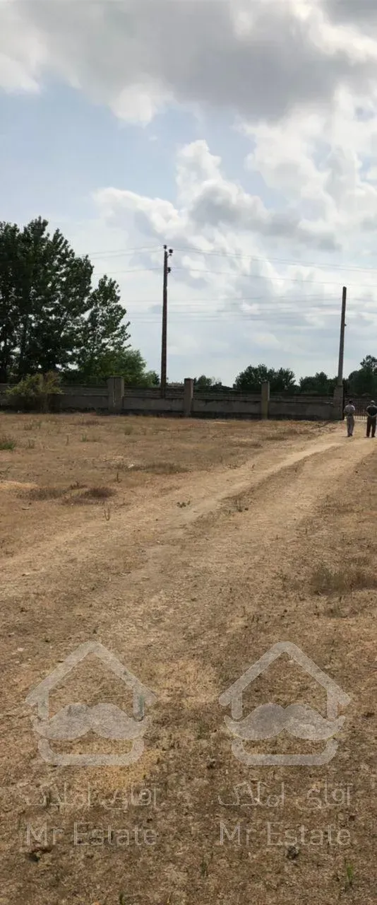 زمین واقع در فرح اباد ساری