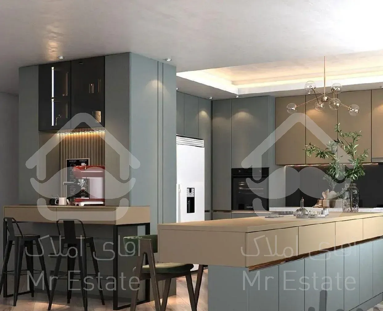 طراحی و اجرای فضای داخلی ، آشپزخانه و نما