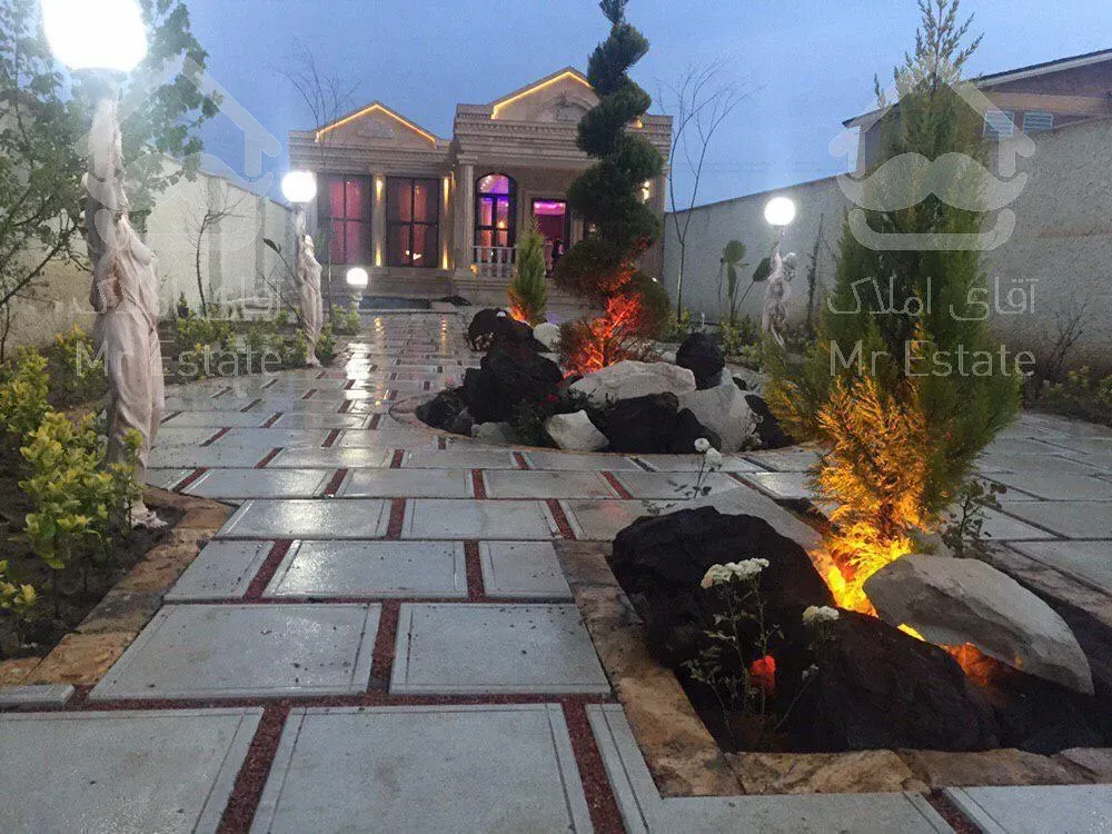 ۵۰۰ متر ویلا فول فرنیش ، سند تک برگ ، شهرک زعفرانیه سهیلیه کردان