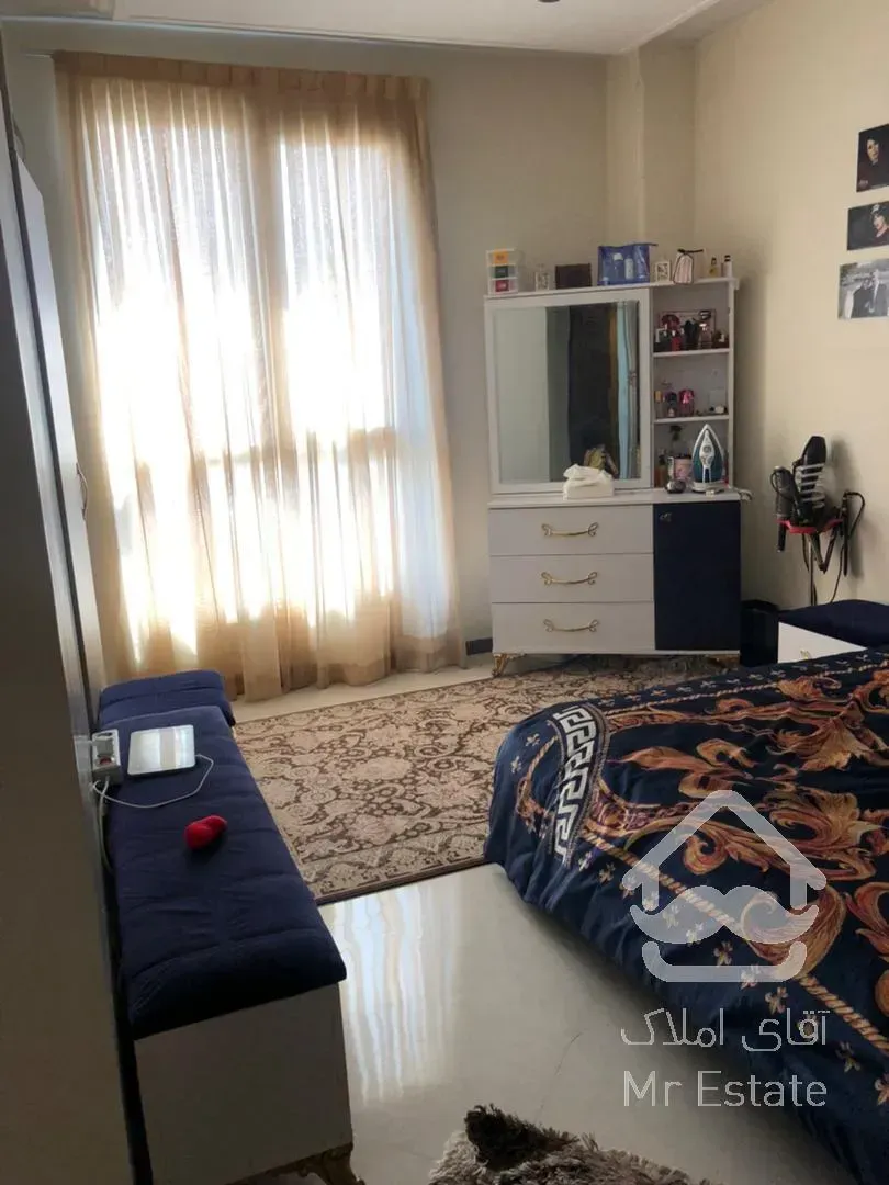 ۸۳متر دوخواب فول امکانات سالن پرده خور پونک