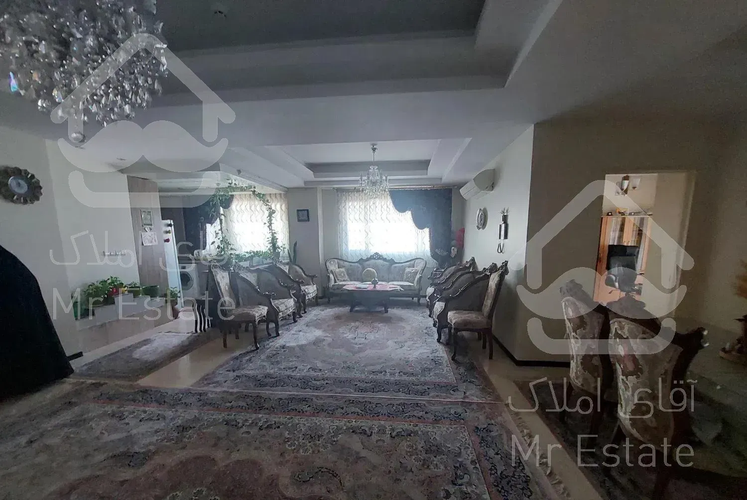 بیمه اکباتان ۱۰۹ متر ،دوخواب، سالن پرده، خور کم سن