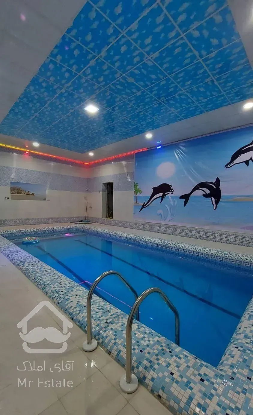 اجاره ویلا باغ با استخر سر پوشیده آب گرم