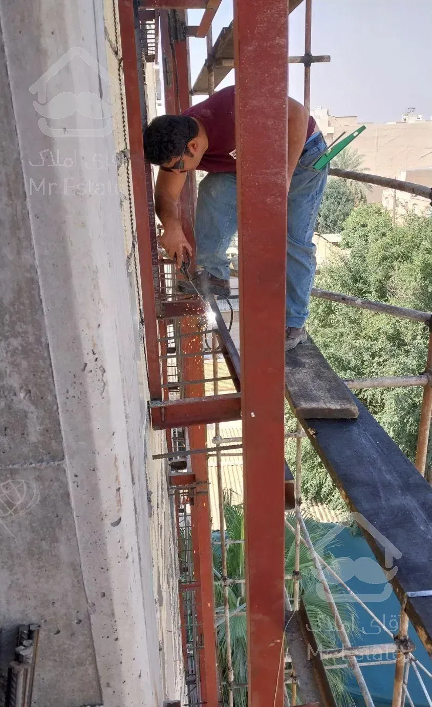 جوشکاری سیار اهنکشی نما وپله فرار دراهواز