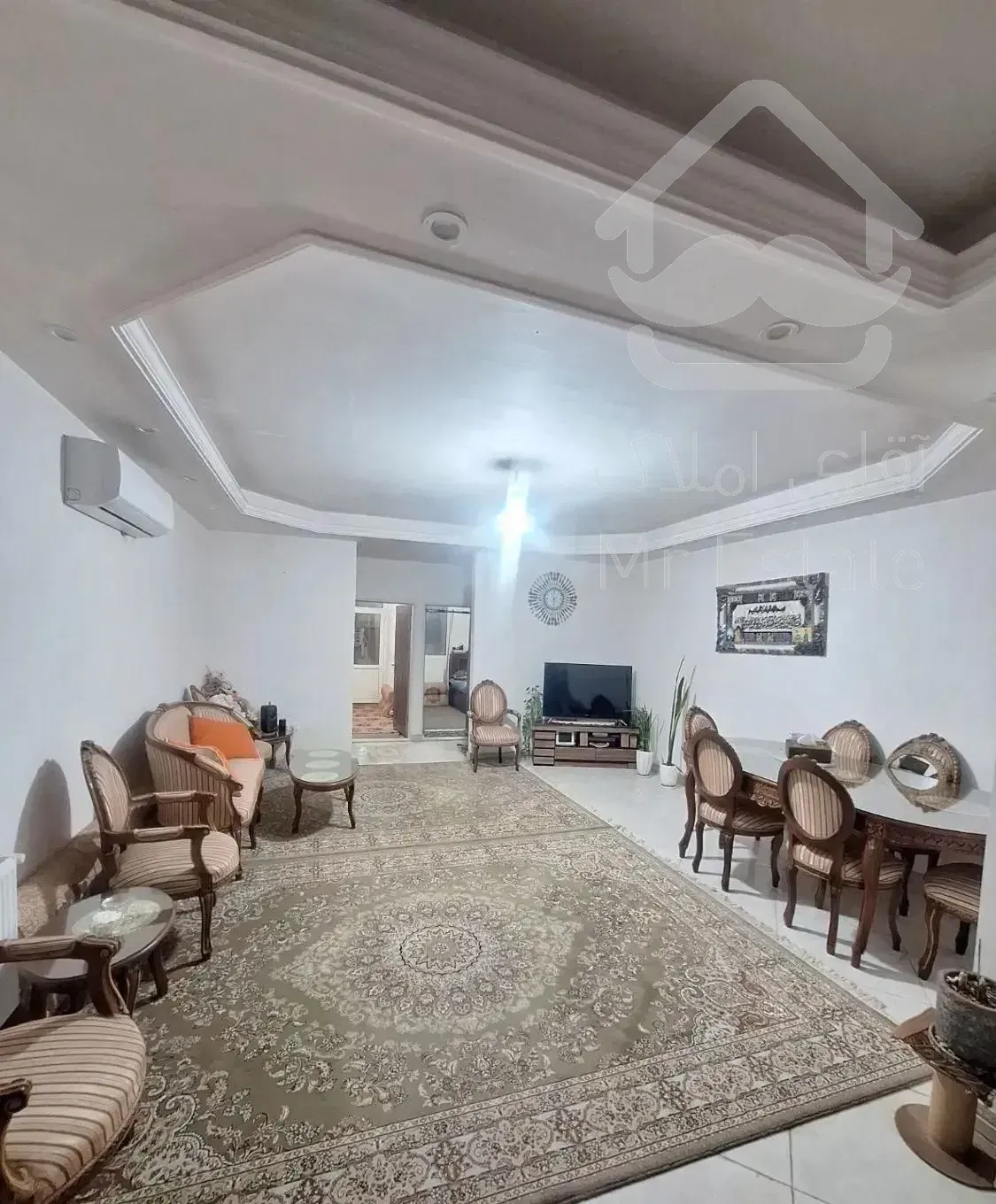 آپارتمان  ۱۰۰متر زیر همکف نوساز