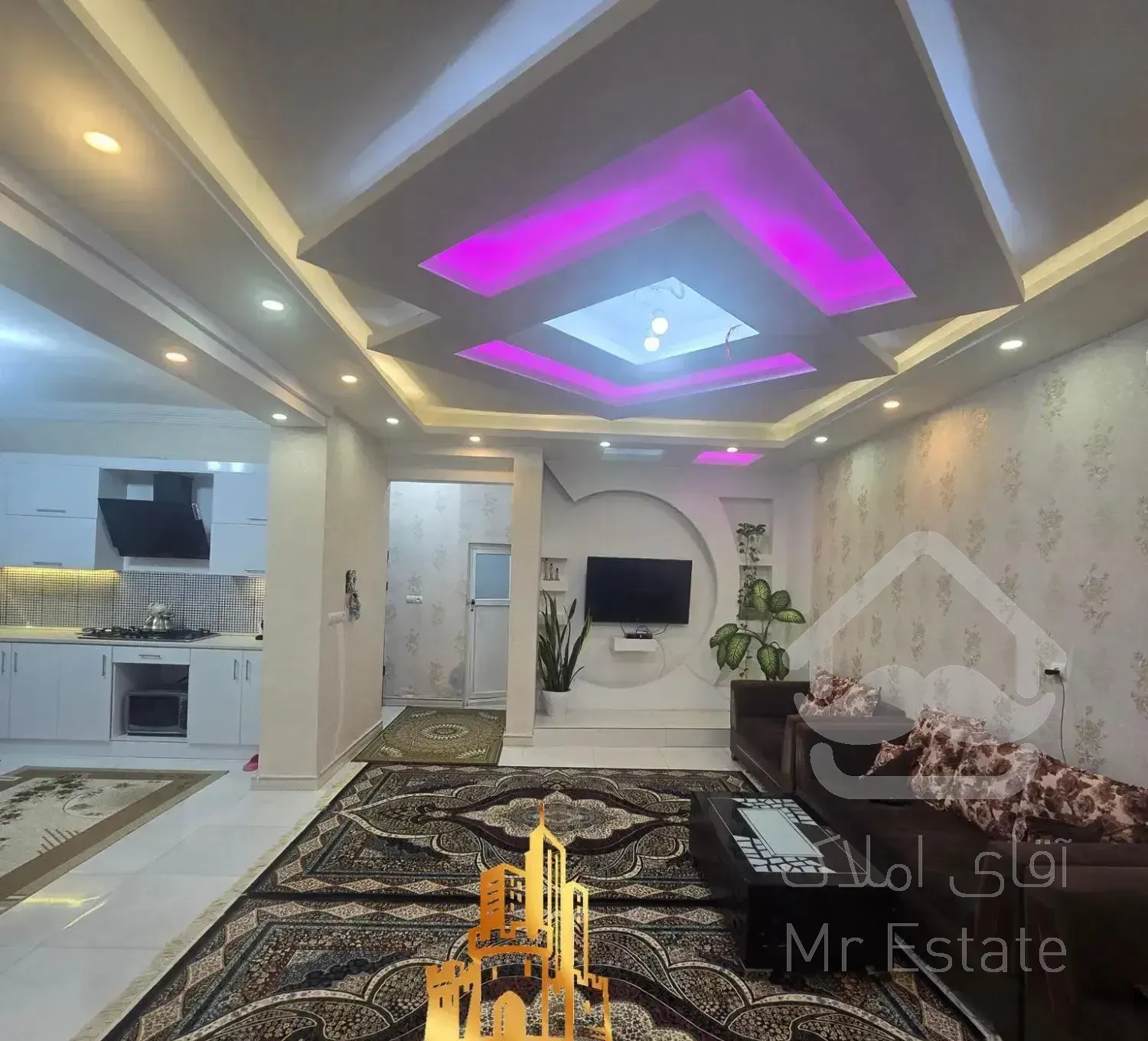 املاک قصرشهر// آپارتمان ۸۶ متری // ط اول تک واحدی