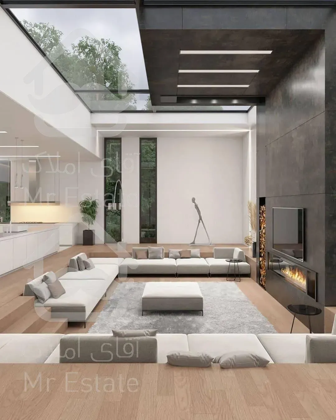 ۱۵۰۰ متر ویلا در زعفرانیه ‌‌سوپر مدرن