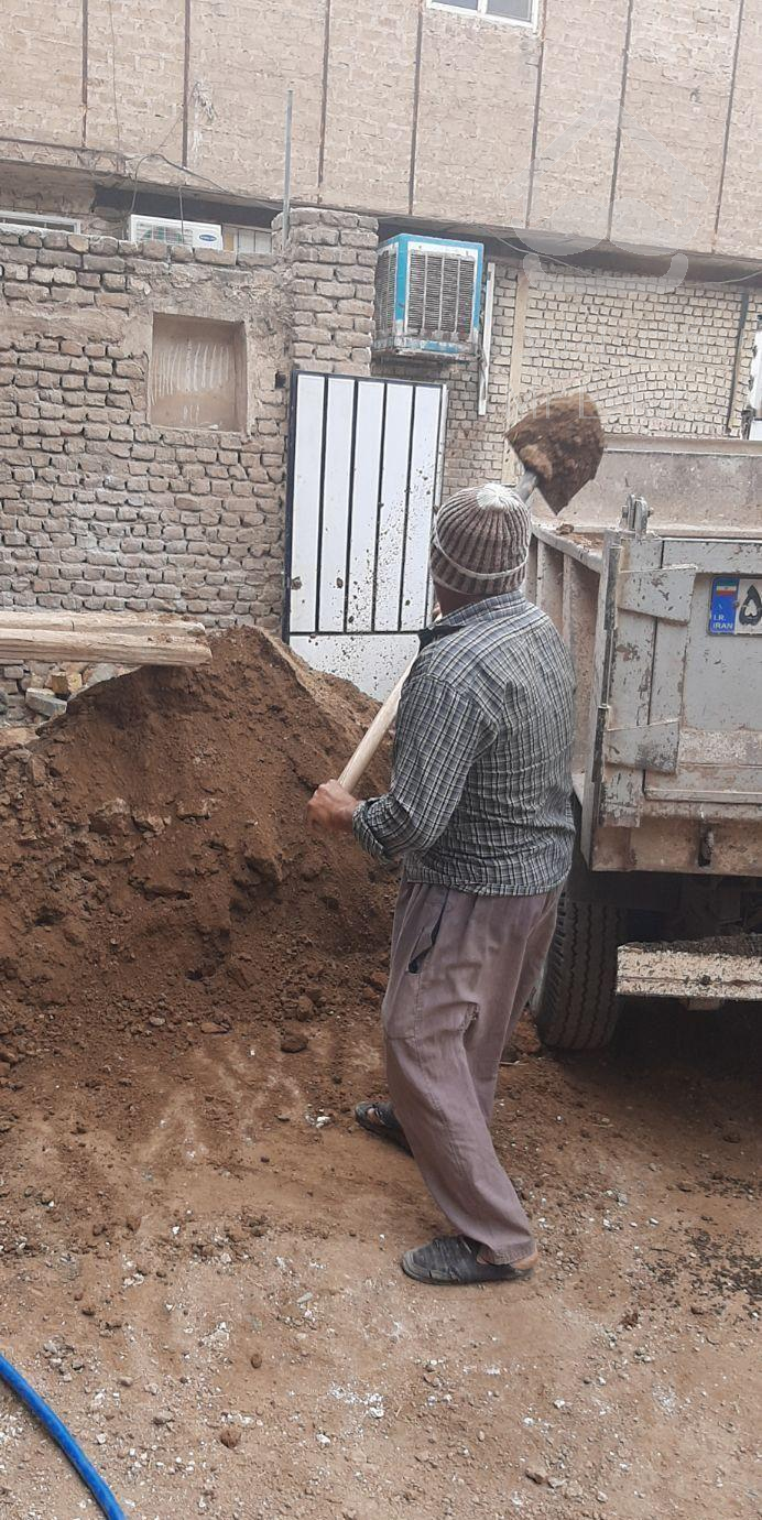 حمل نخاله.خاک برداری.مصالح ساختمانی