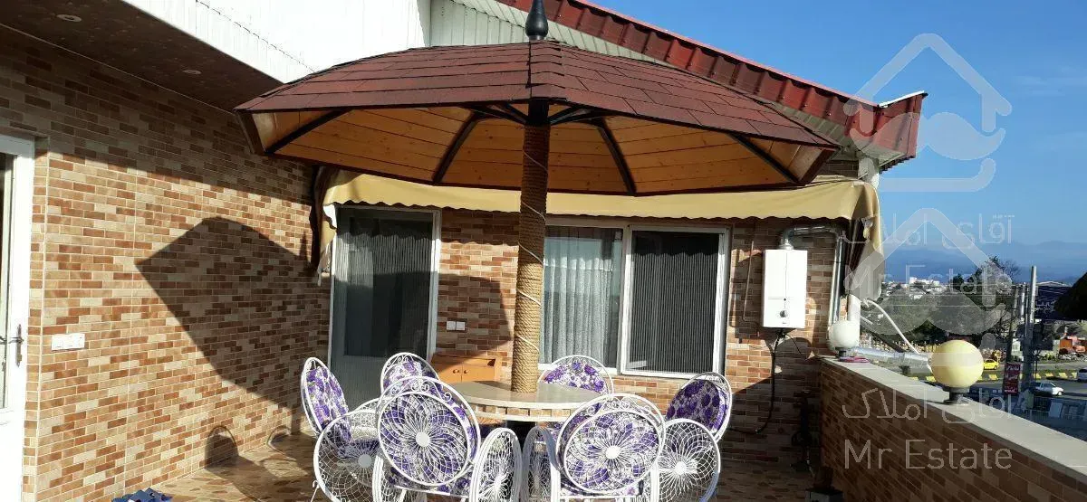 واحد یک خوابه با تراس آلاچیق دار