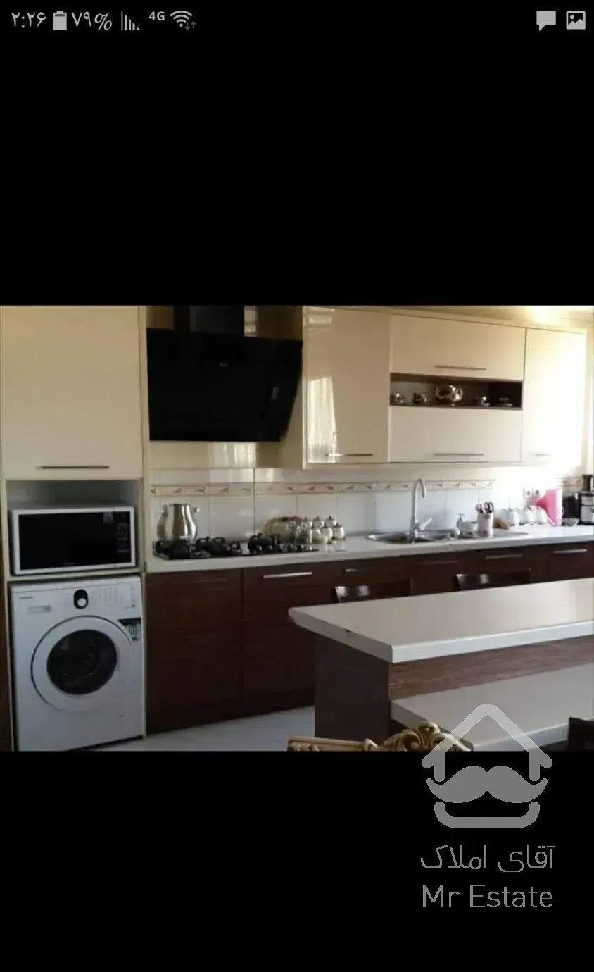 135 متری 3خوابه طبقه آخر برج  ویو دریاچه