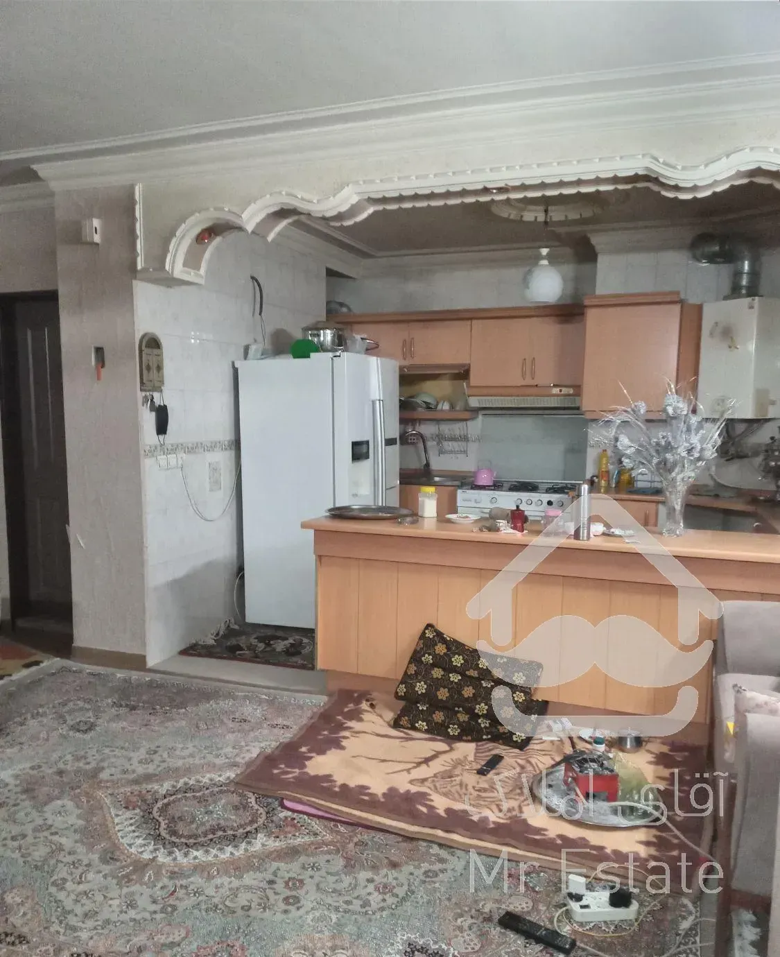 آپارتمان ورودی اصفهان وسط فضای سبز و پارک کودک