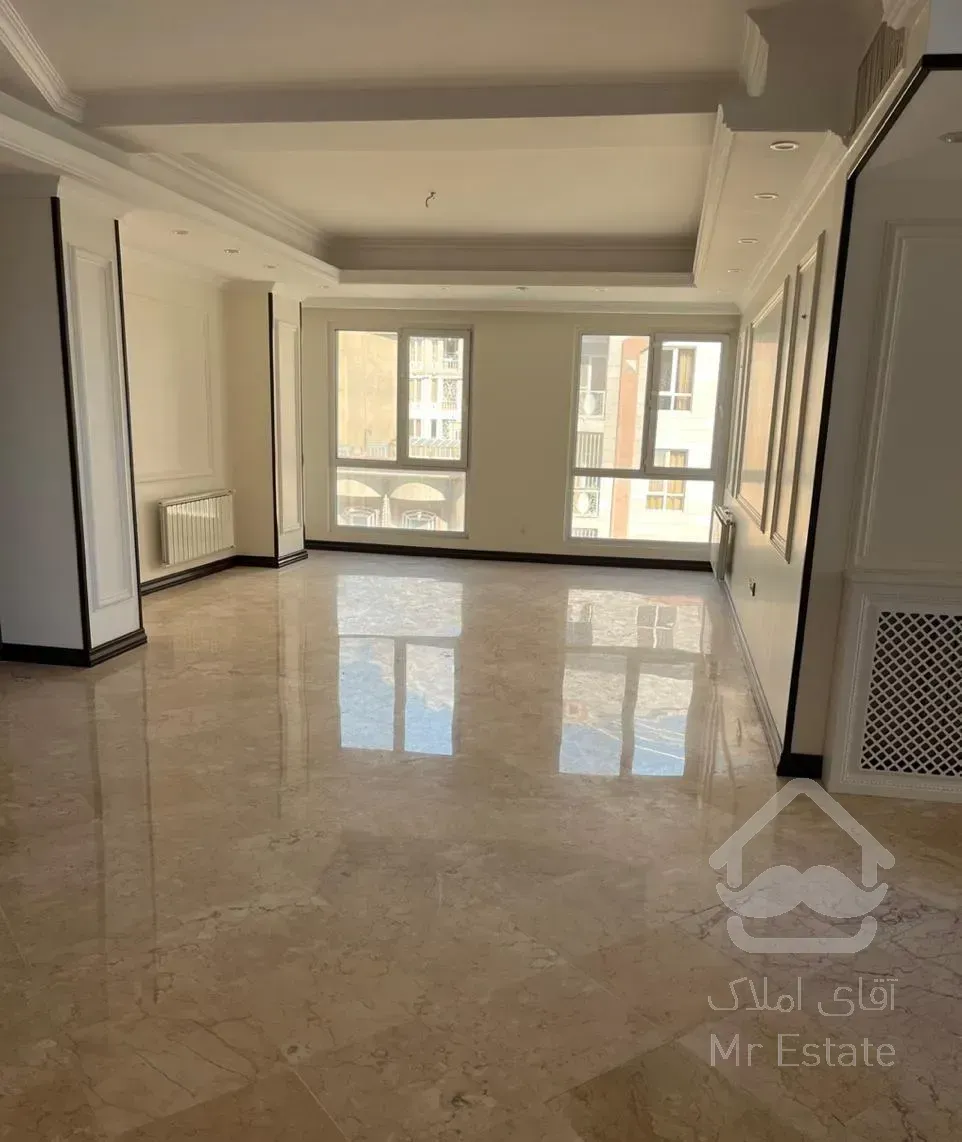 اجاره آپارتمان ۱۲۵م/نوساز/سالن پرده خور/ورزی شمالی