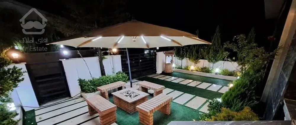 ویلا باغچه مدرن 195 متری شهرک برند سند تک‌برگ