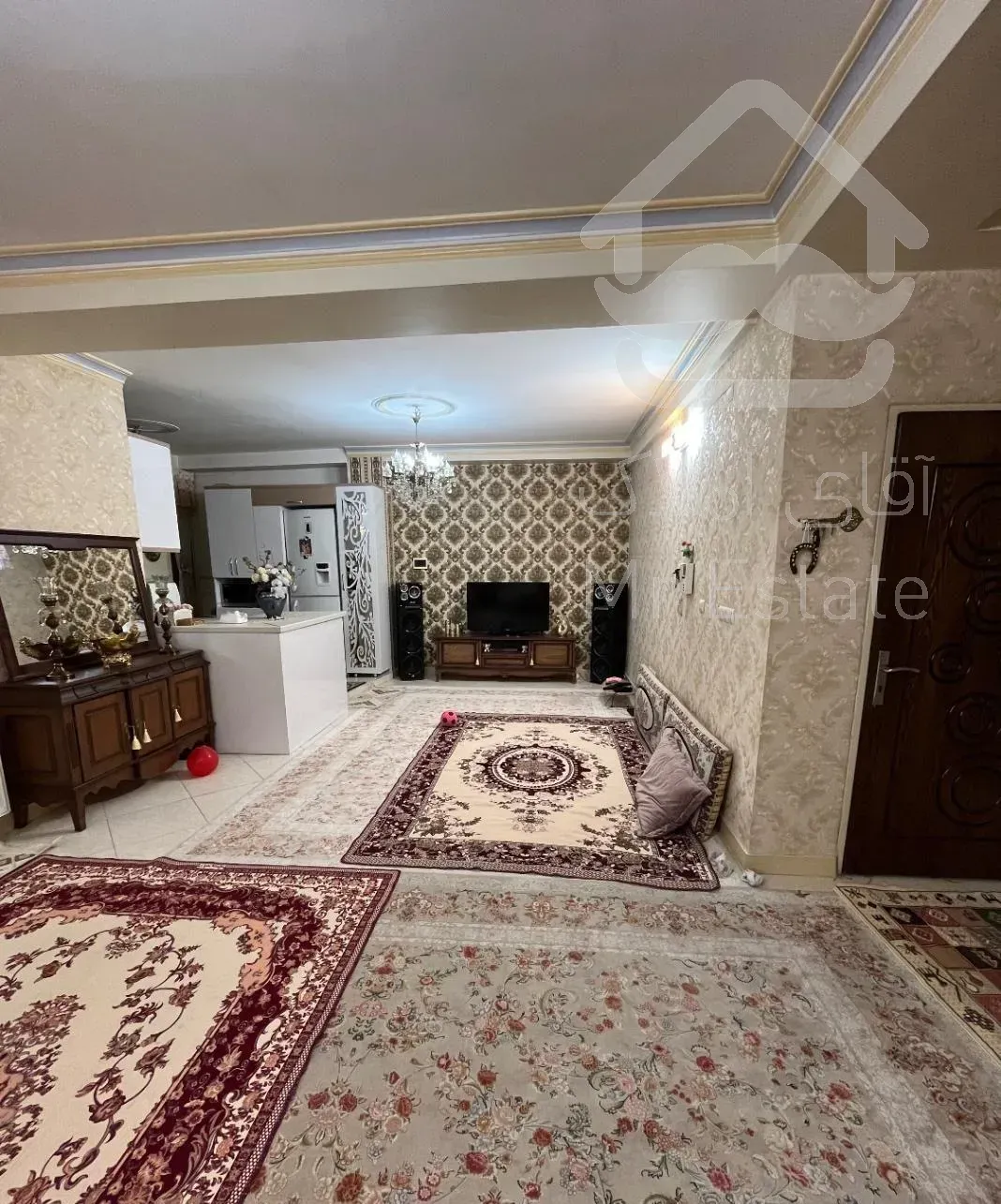 آپارتمان ۱۱۴متری ۳خوابه تک واحدی