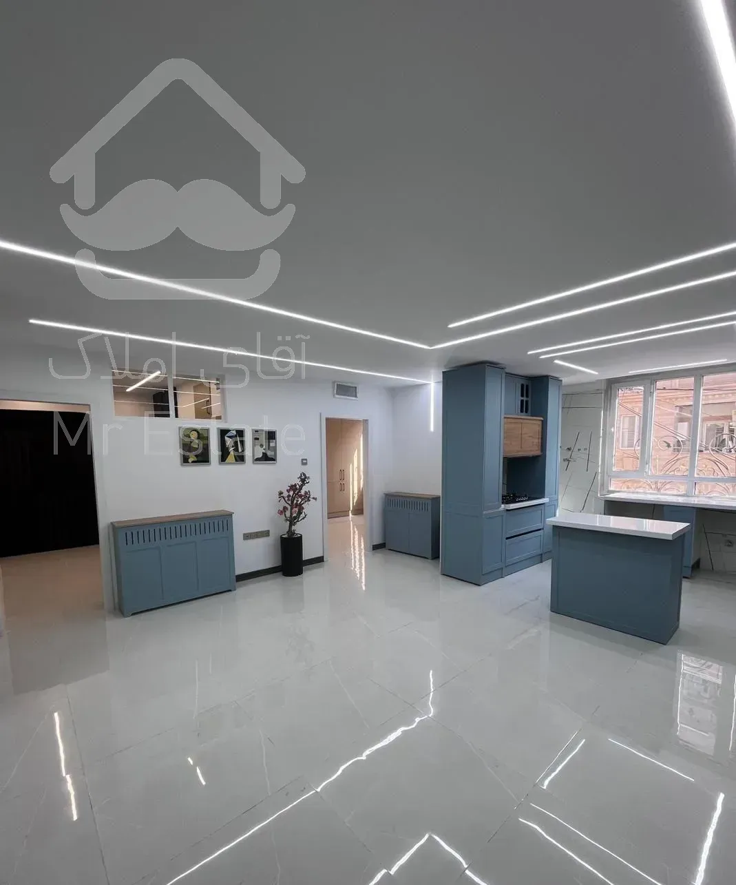 ۷۶متری/فول امکانات/دیزاین خاص/سند تک برگ/روبنما