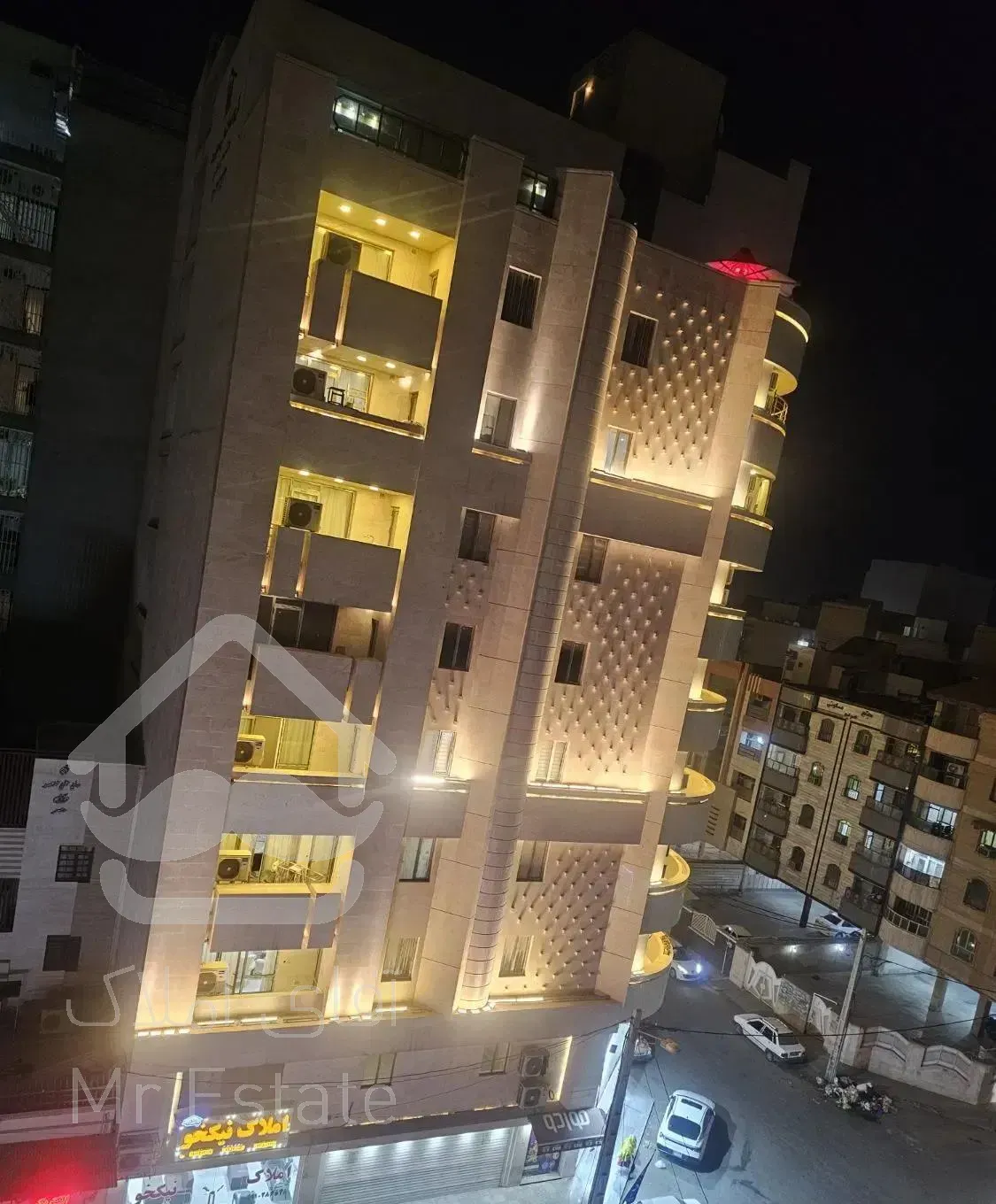 95متر/ فول امکانات / واحد جلو / غرق نور/تاپ لوکیشن