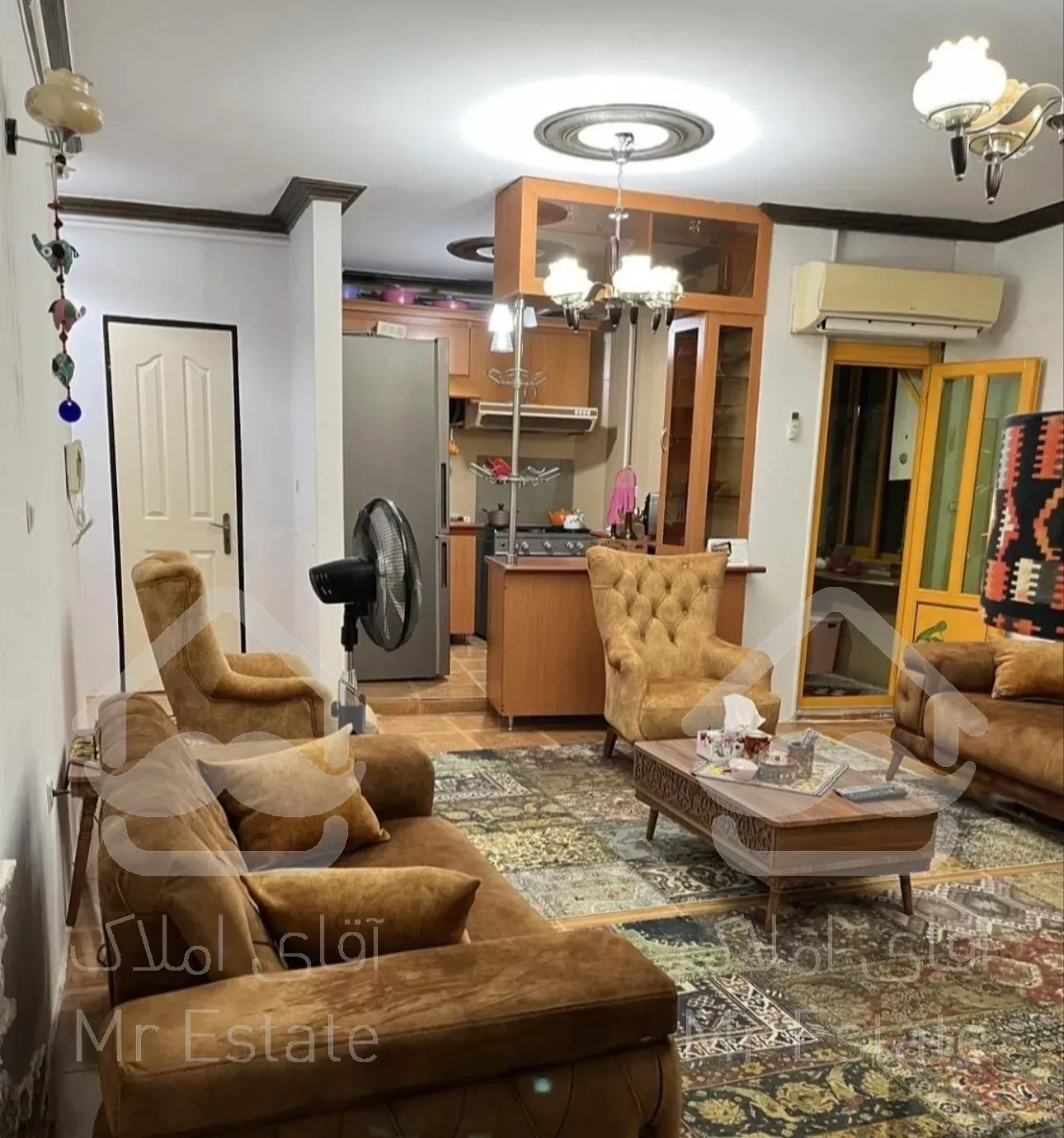 اجاره واحد ۶۵ متری خوش نقشه پشت بازار کاسپین