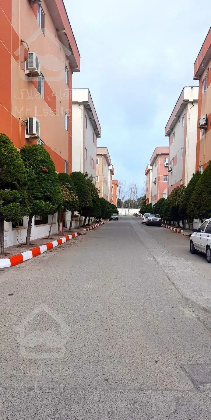 بابلسرآپارتمان ۲خوابه خوش نقشه با دیدفضای سبز