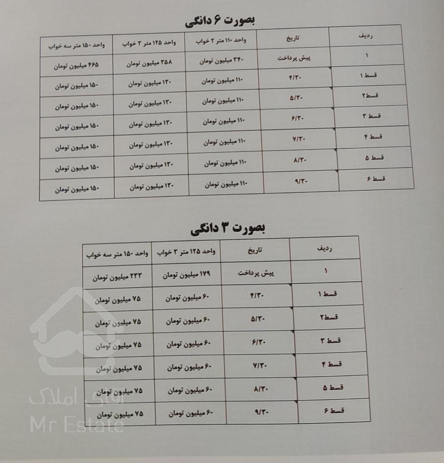 پیش خرید ۱۱۰متری پروژه وزراء/وامدار/پروژه فعال