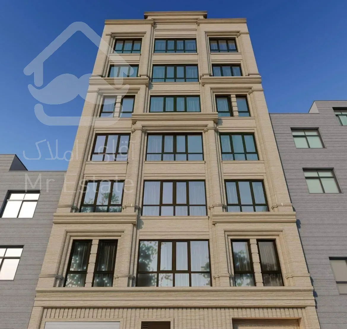 ساختمان لوکس ۶ ماه دیگه تحویل تک واحدی